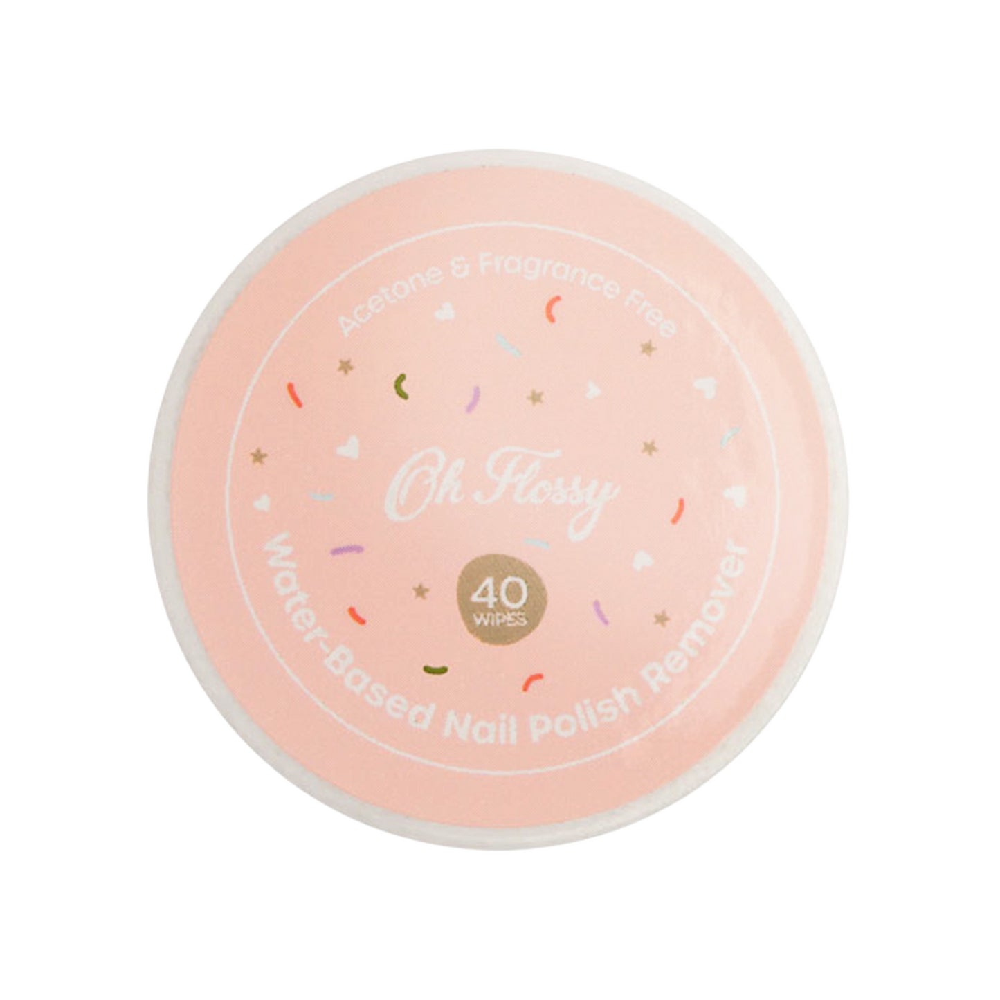 Oh Flossy Water-Based Nail Polish Remover Wipes