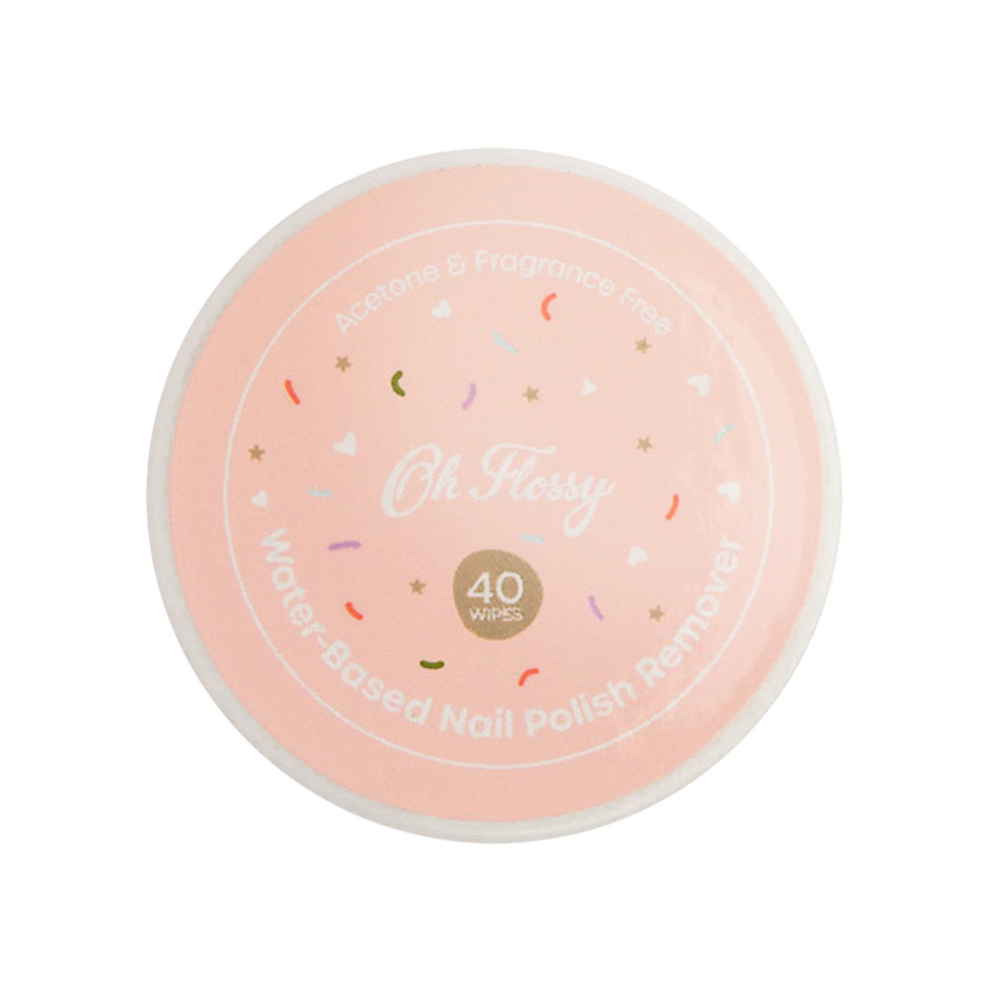 Oh Flossy Water-Based Nail Polish Remover Wipes
