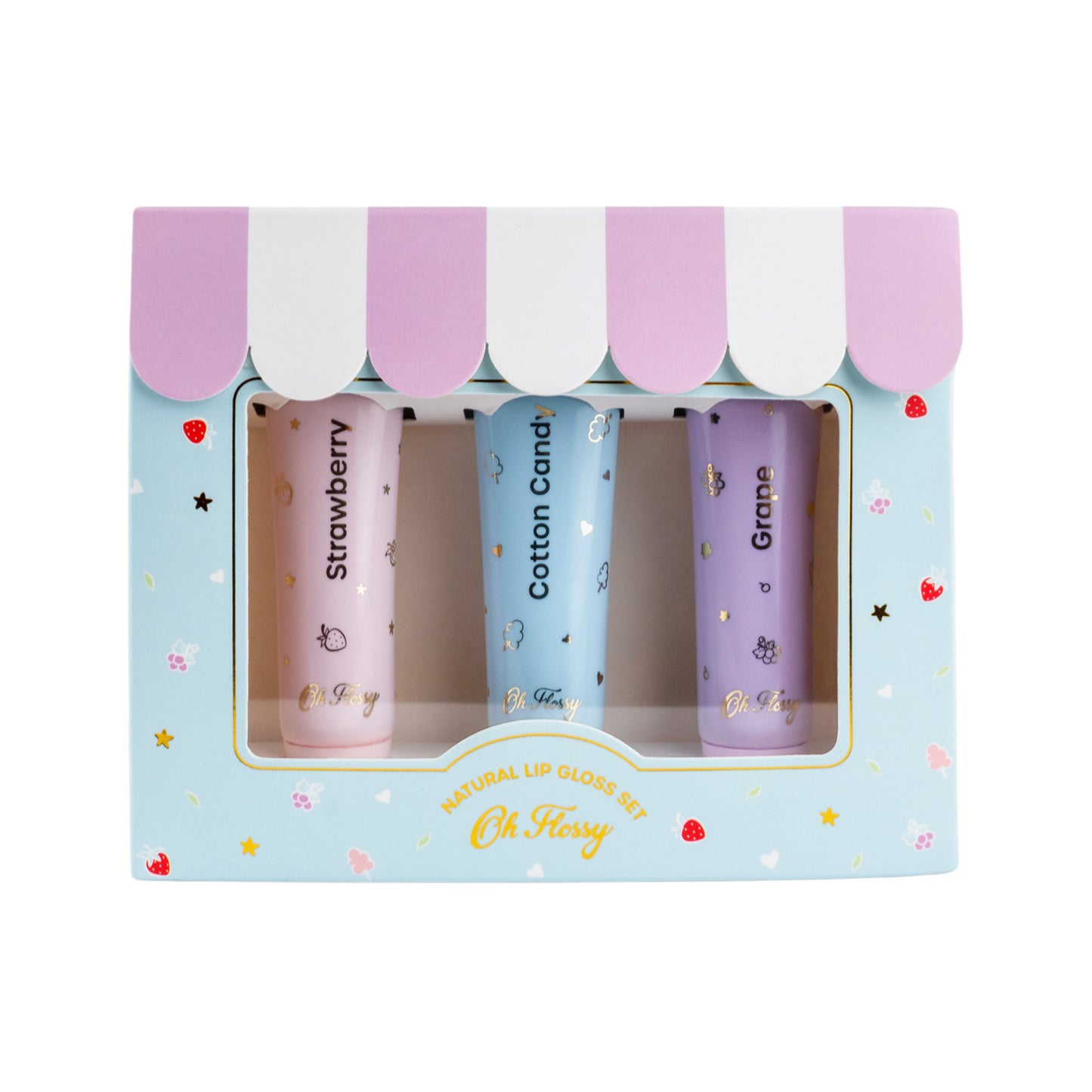 Oh Flossy Natural Lip Gloss Set