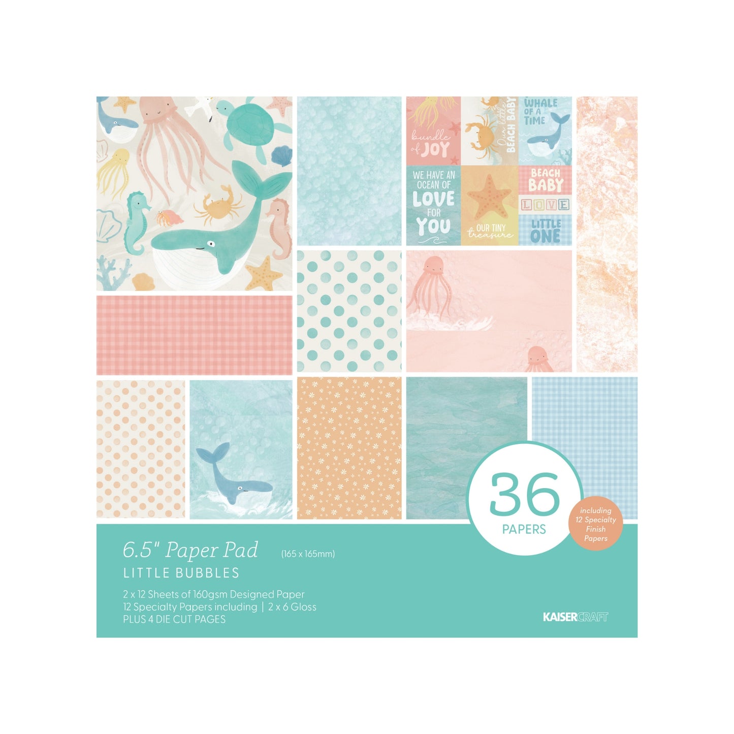 Little Bubbles 6.5 Paper Pad