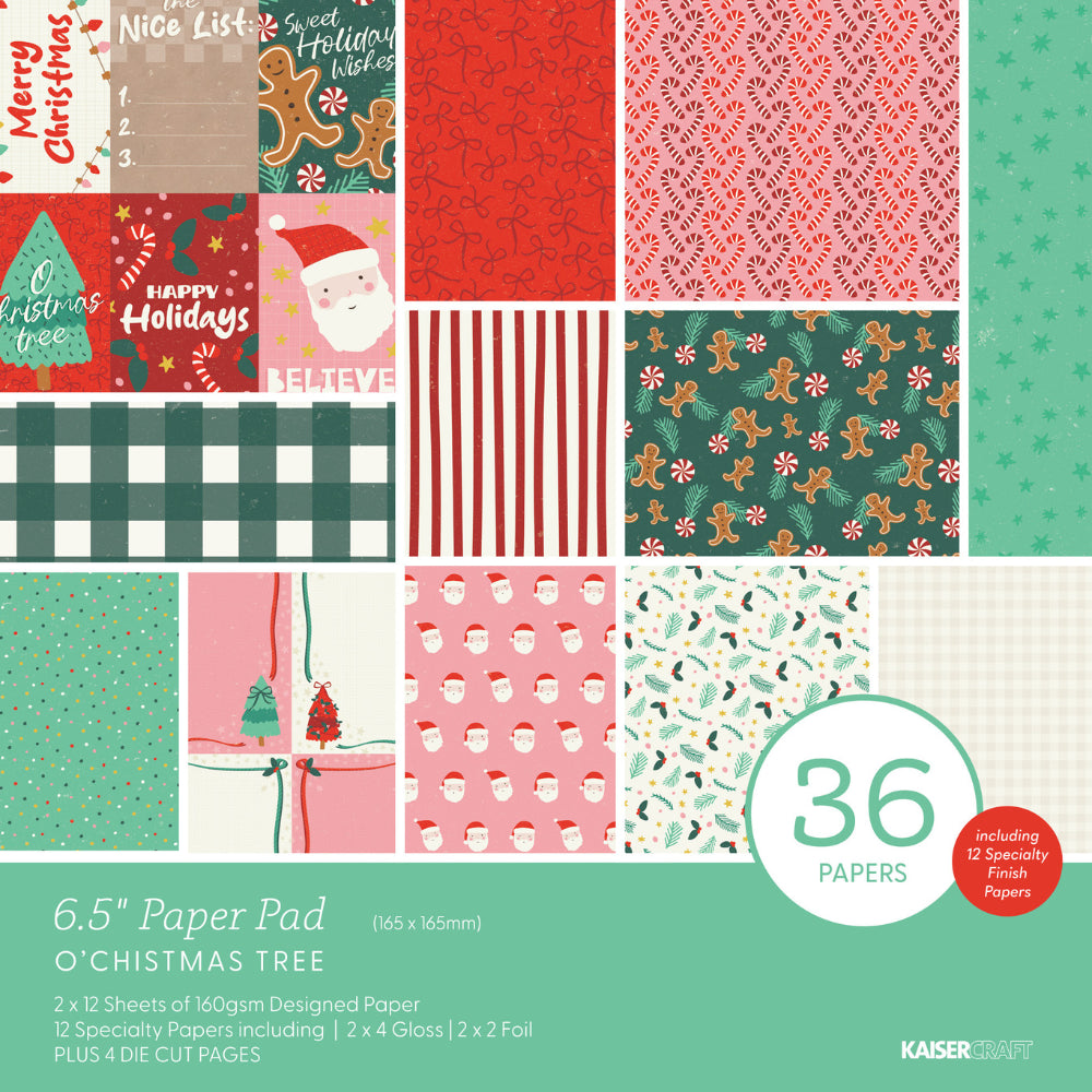 O' Christmas Tree 6.5 Paper Pad