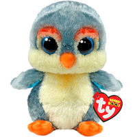 Beanie Boos Regular FISHER - GRAY PENGUIN
