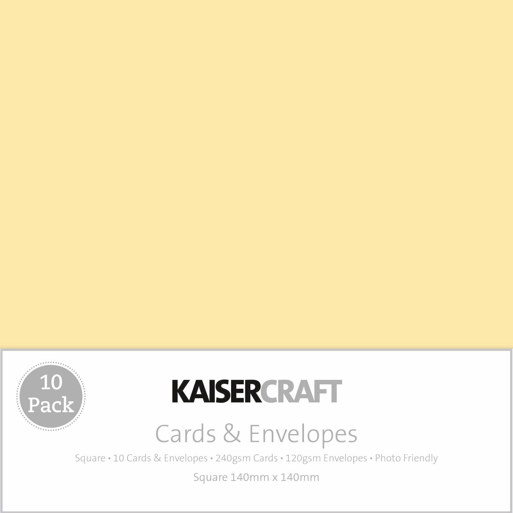 Square Card Pack - Cream
