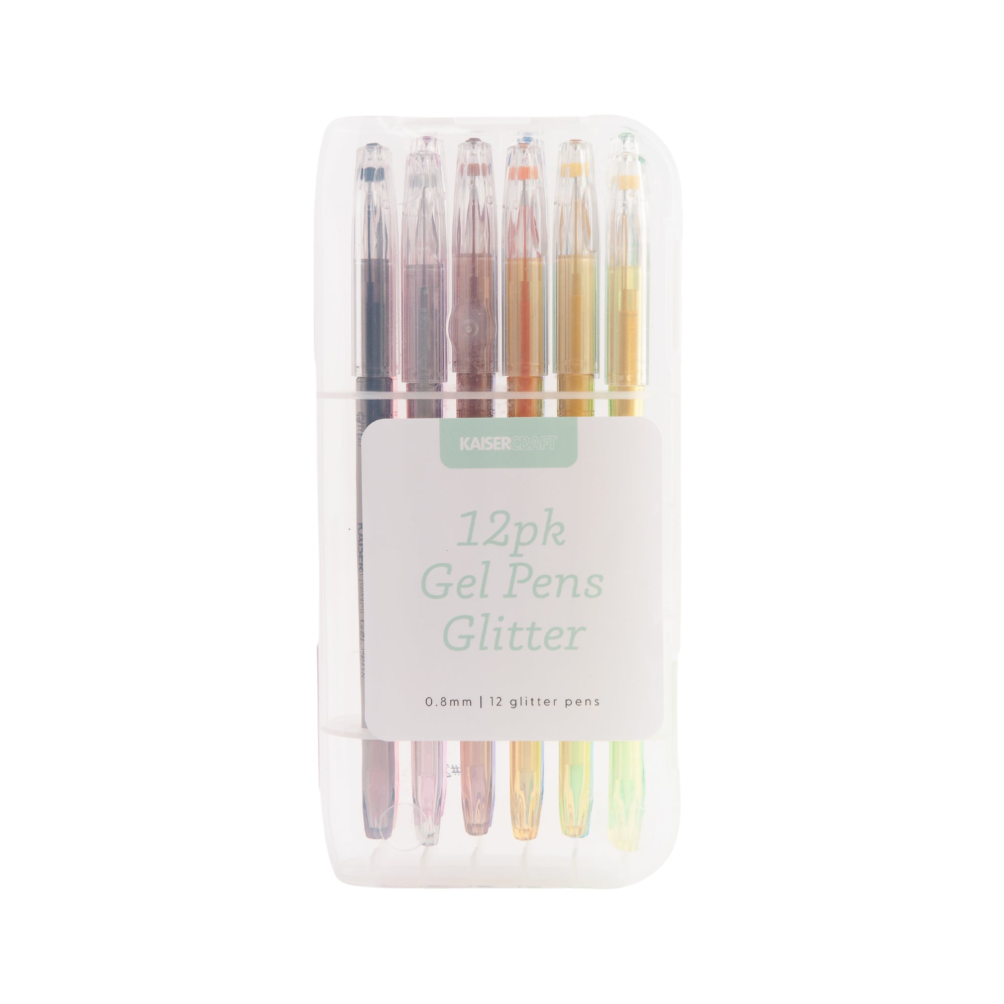Kaisercolour Glitter Gel Pens 12pk