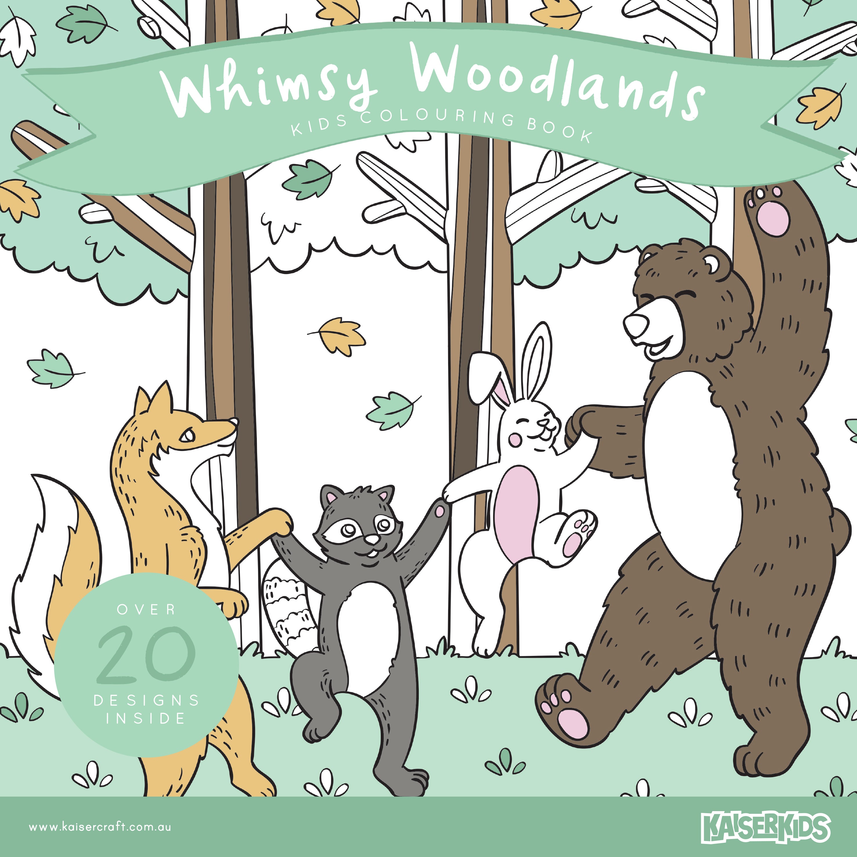Kaiser Creative Club - Kids Whimsy Woodlands Colouring Book – Kaisercraft