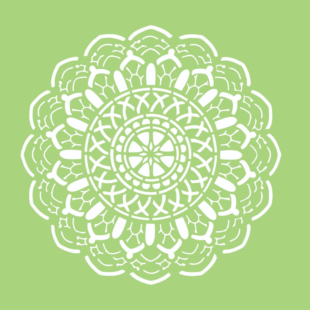 6 x 6 Designer Templates - Crochet Doily