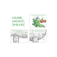 Colour Your Own Inflatable Dino - T-Rex