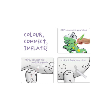 Colour Your Own Inflatable Dino - Spinosaurus