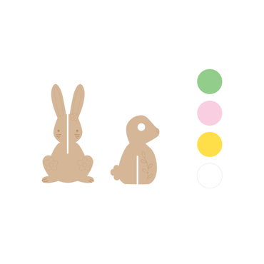 Paint Your Own Wooden Decorations - Rabbit
