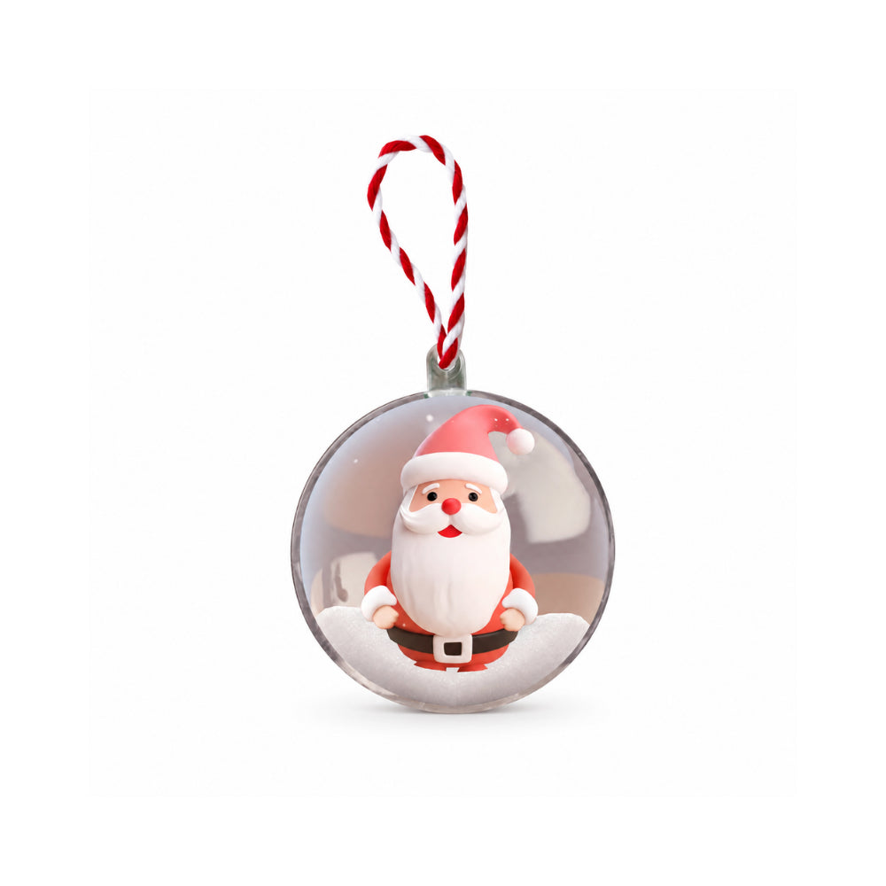 Christmas Kids Make Your Own Air Dry Clay Decs - SANTA