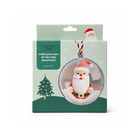 Christmas Kids Make Your Own Air Dry Clay Decs - SANTA