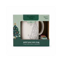 Christmas Kids Paint Your Own Novelty Mug - TREE