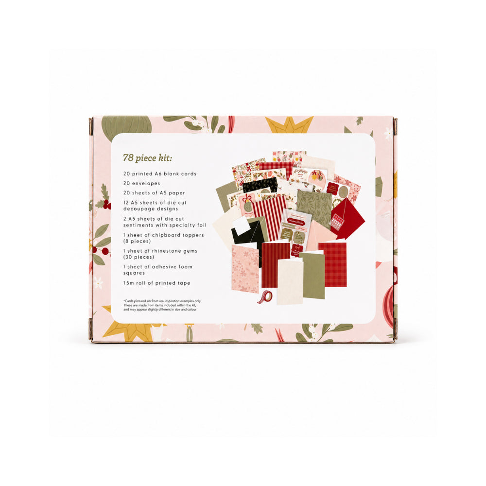 Christmas Card Making Kit - BERRY FLORA