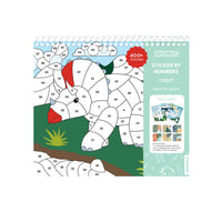 Kids Sticker By Number - Roar!