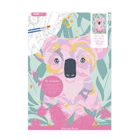 Paint By Numbers A3 Canvas Board - Abstract Koala