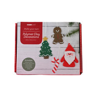 Christmas MYO Polymer Clay Decorations 4 Packs