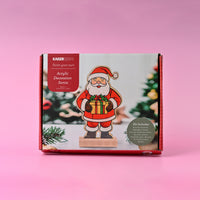 Christmas  Paint Your Own Acrylic Decoration Kit - Santa