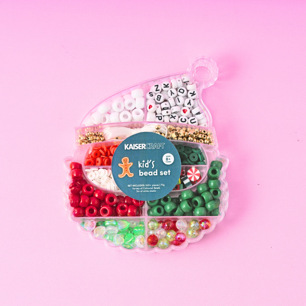 Christmas Kid's Bead Set - Santa