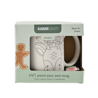 Christmas Paint Your Own Novelty Mug - Reindeer