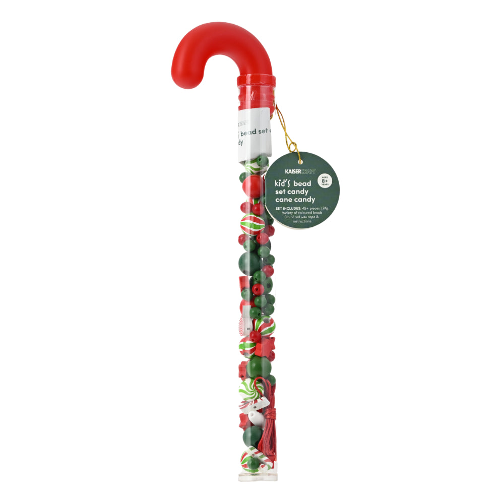 Christmas Bead Set Candy Cane - Candy Necklace/Bracelet