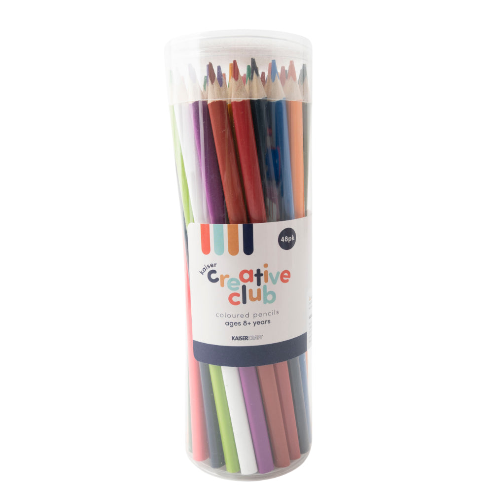 Creative Club Coloured Pencils 48pk