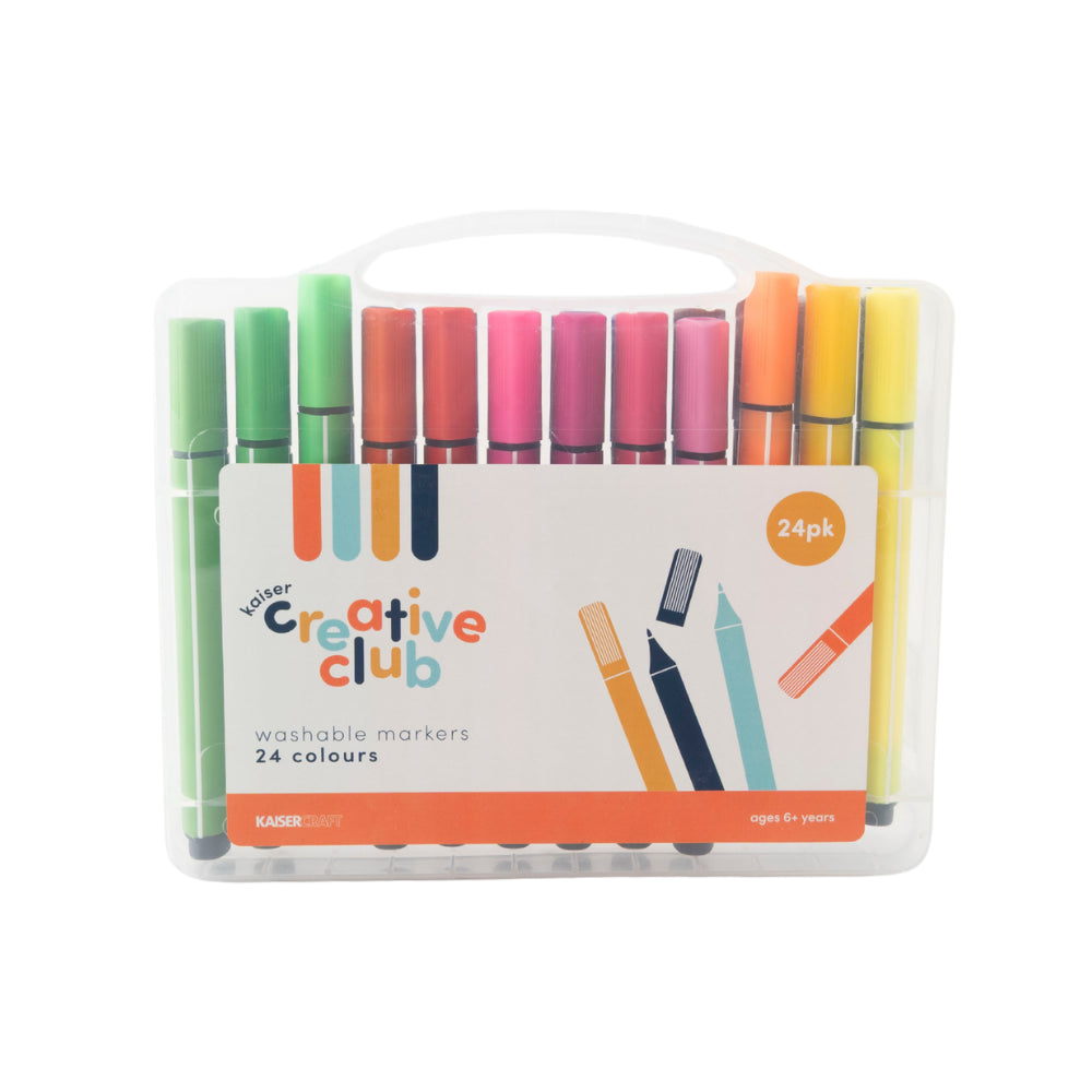 Kaiser Creative Club - Kids Washable Markers 24pk