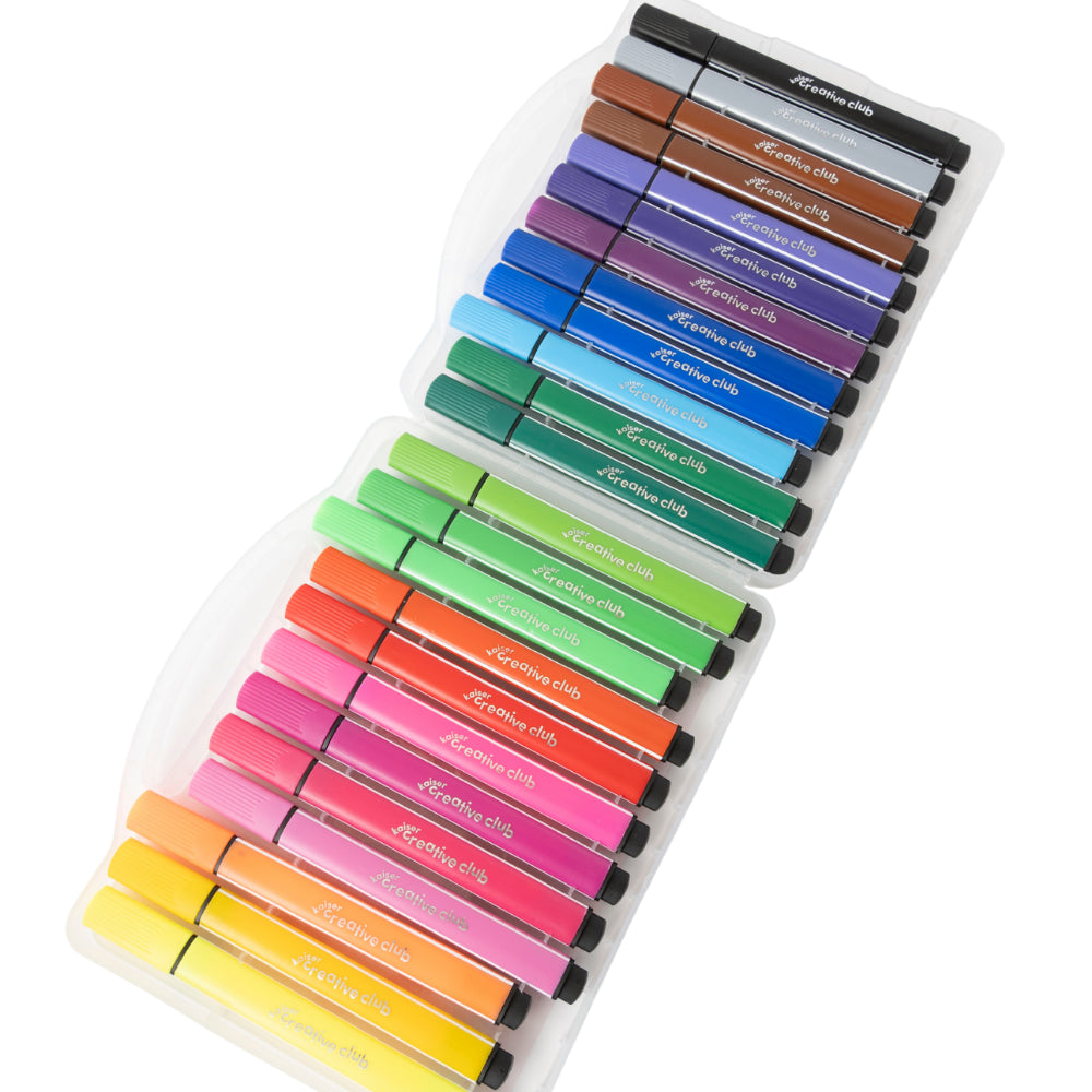Kaiser Creative Club - Kids Washable Markers 24pk