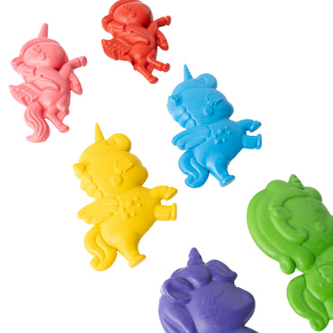 Creative Club Shaped Crayons 6pk - UNICORN