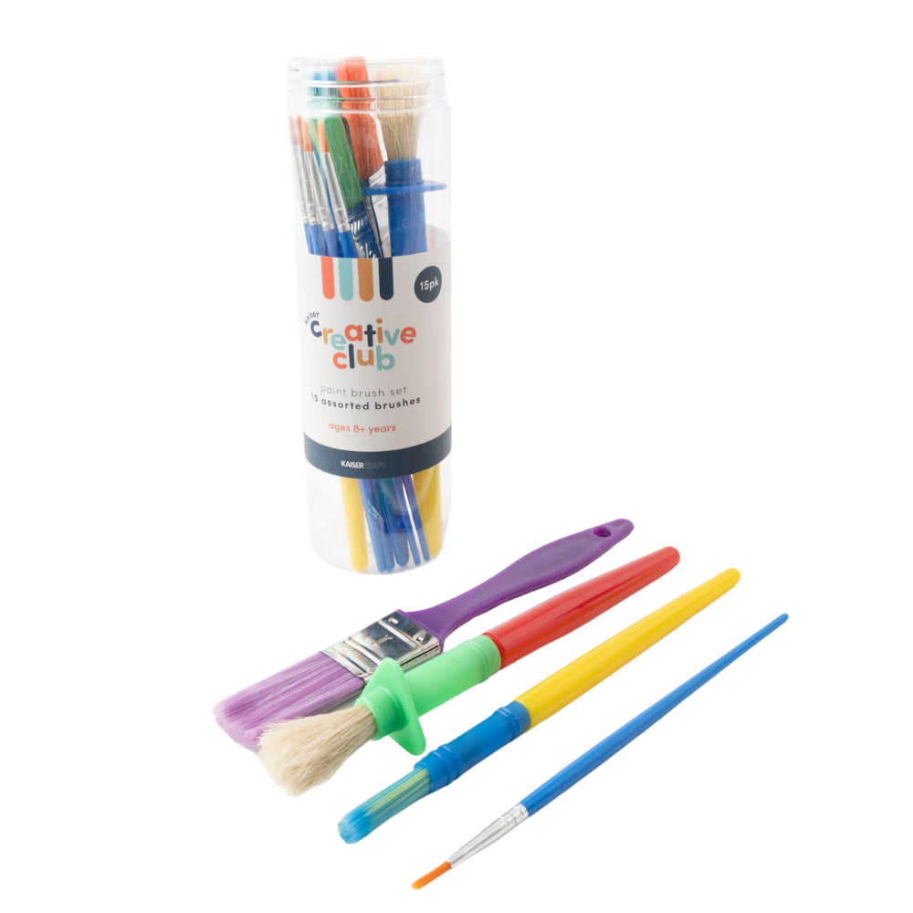 Creative Club Paint Brush Set 15pk