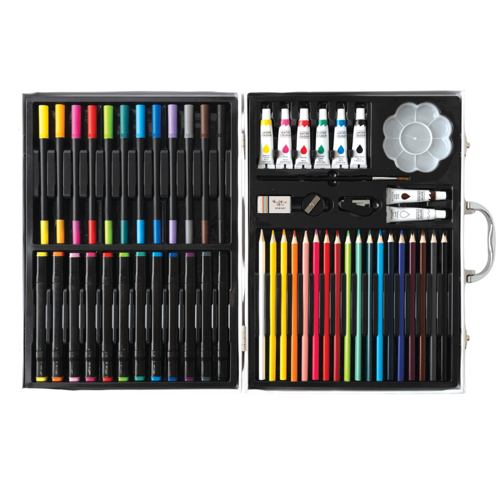 Creative Club Boxed Art Set 55pc Carry Case