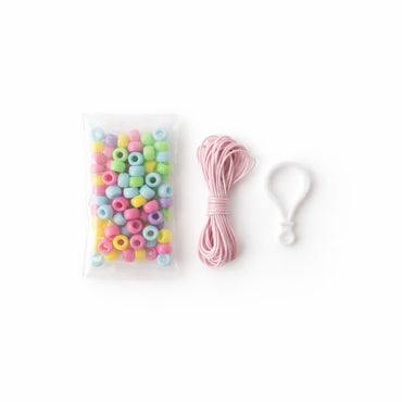 Kids Easter Keychain Bead Set - EGG