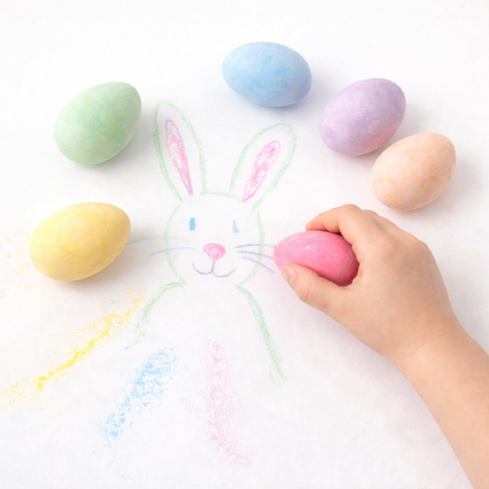Kids Easter 6pk Egg Chalk