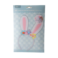 Kids Easter MYO Headband - WHITE BUNNY