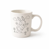 Kids Easter PYO Mug - SKIPPING RABBIT