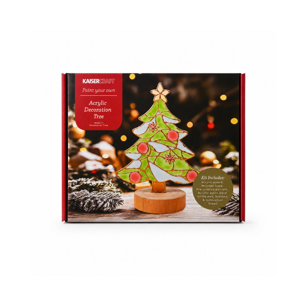 Christmas Make Your Own Acrylic Decoration Kit - TREE