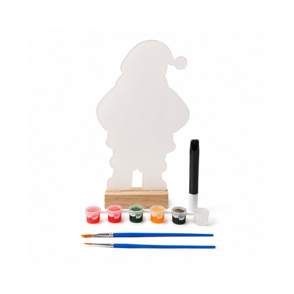 Christmas Make Your Own Acrylic Decoration Kit - SANTA