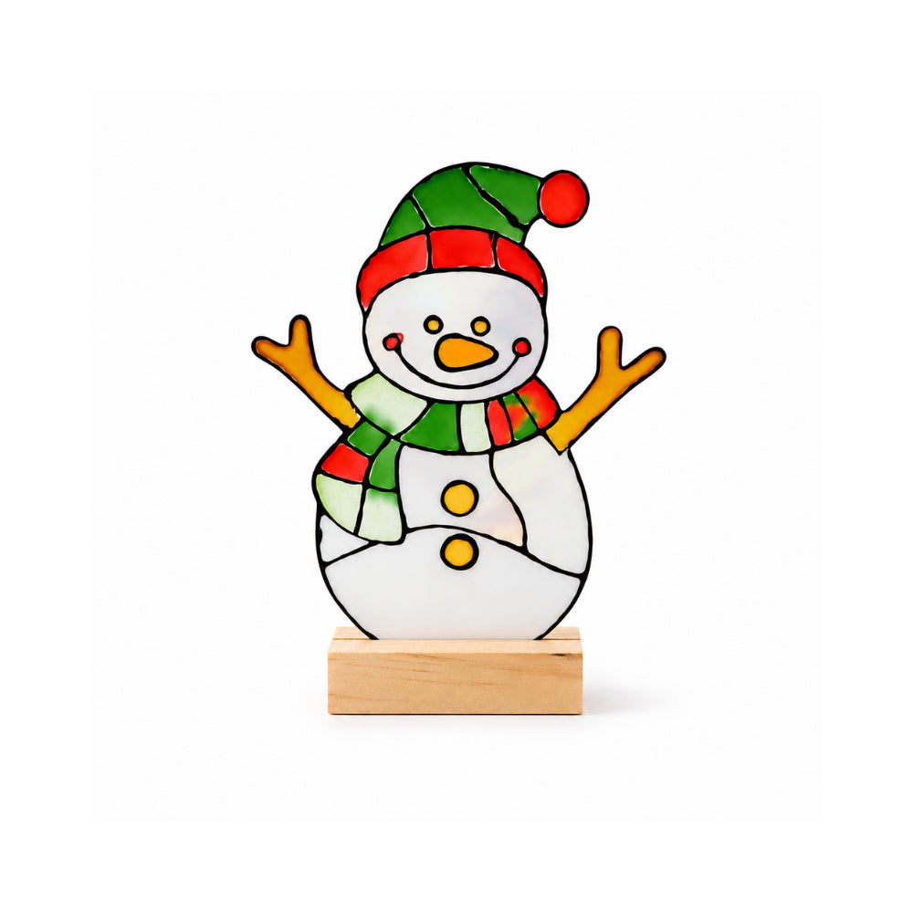 Christmas Make Your Own Acrylic Decoration Kit - SNOWMAN