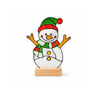 Christmas Make Your Own Acrylic Decoration Kit - SNOWMAN