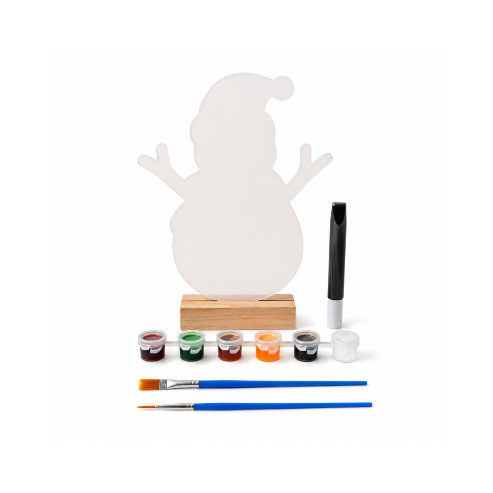 Christmas Make Your Own Acrylic Decoration Kit - SNOWMAN