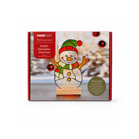 Christmas Make Your Own Acrylic Decoration Kit - SNOWMAN