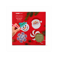Christmas Sparkle Coasters Kit 4 Pack - FESTIVE
