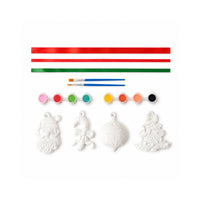 Christmas Paint Your Own Plaster Decorations 4 Pack