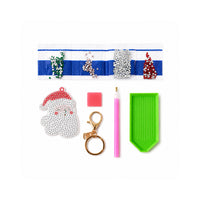 Christmas Sparkle Keyring - SANTA