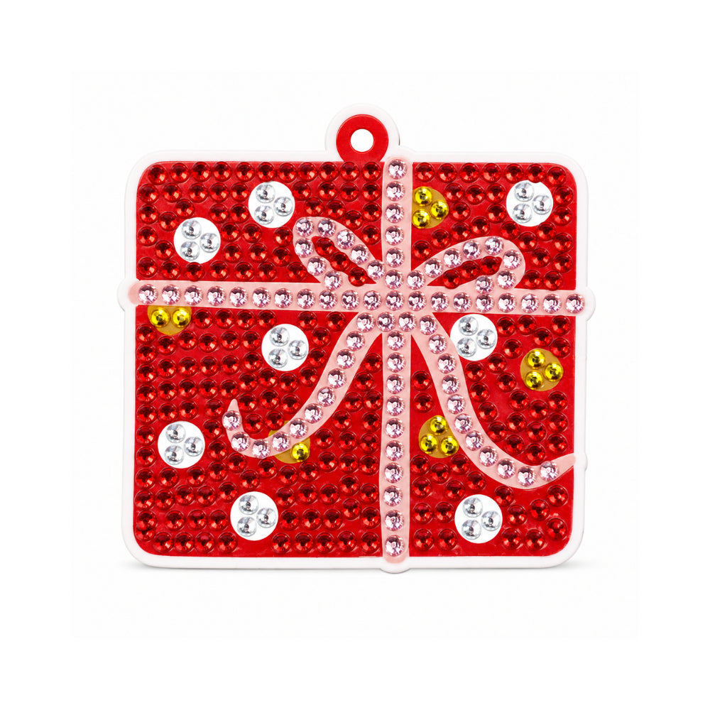 Christmas Sparkle Keyring - PRESENT