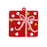 Christmas Sparkle Keyring - PRESENT