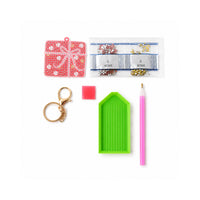 Christmas Sparkle Keyring - PRESENT