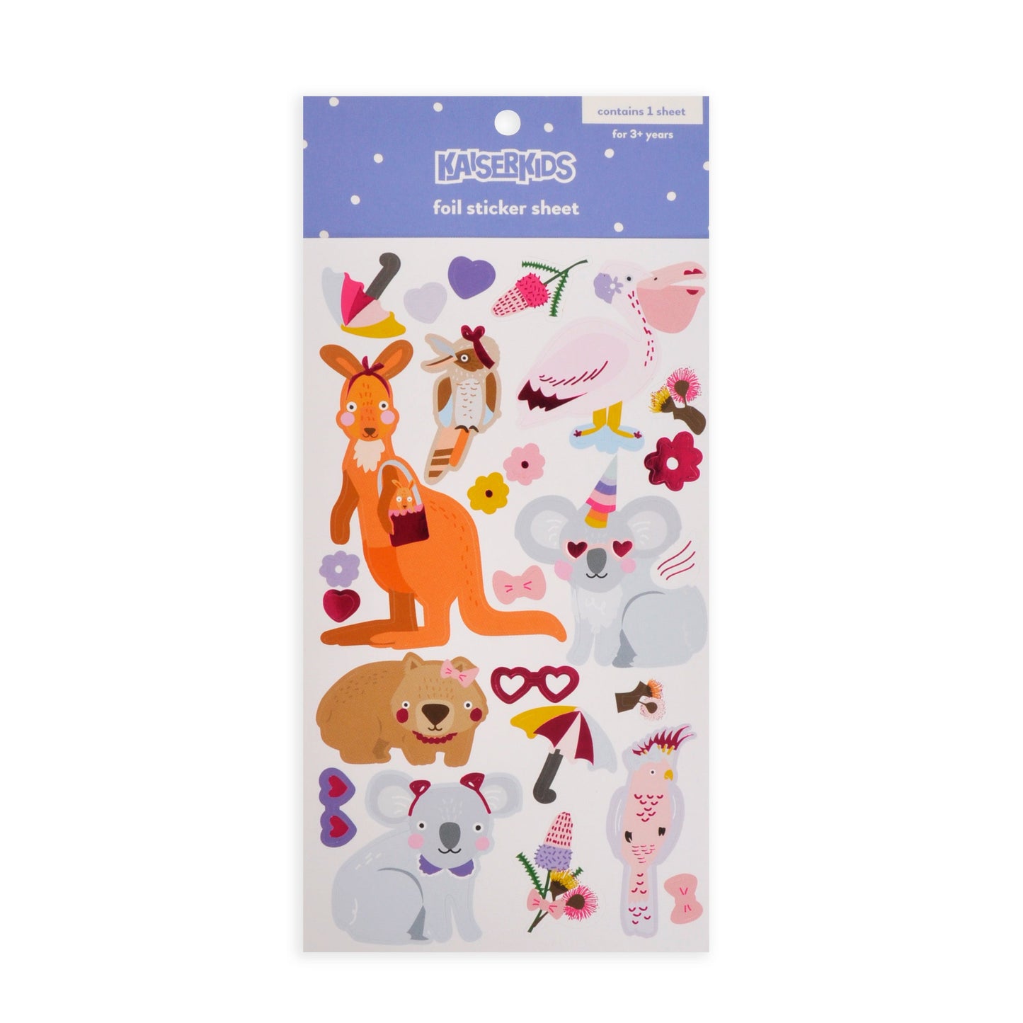 Creative Club - Kids Sticker Sheet Foil- AUSSIE FUN