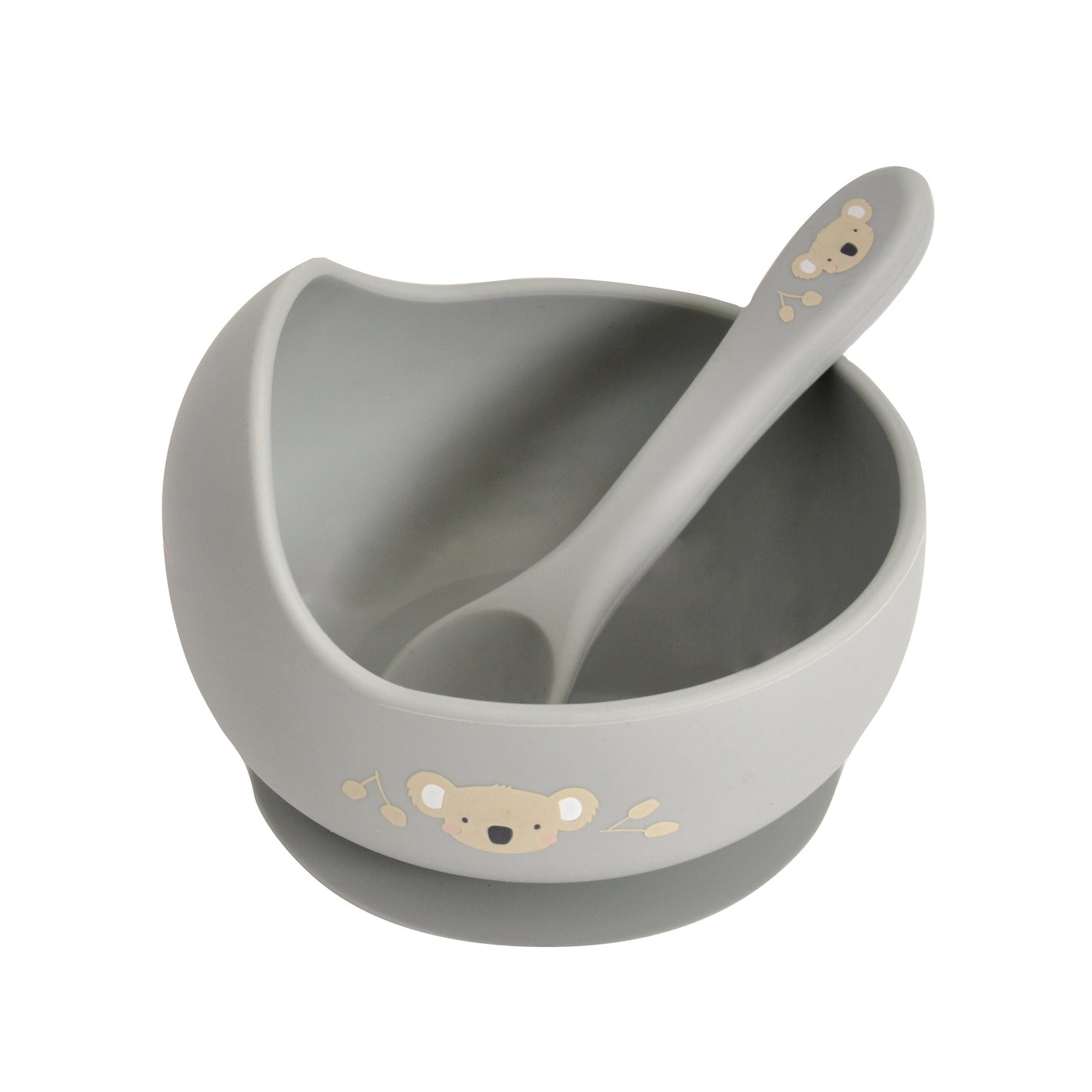 Baby Silicone Bowl & Spoon Set - Koala