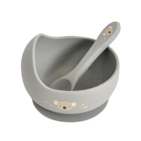 Baby Silicone Bowl & Spoon Set - Koala
