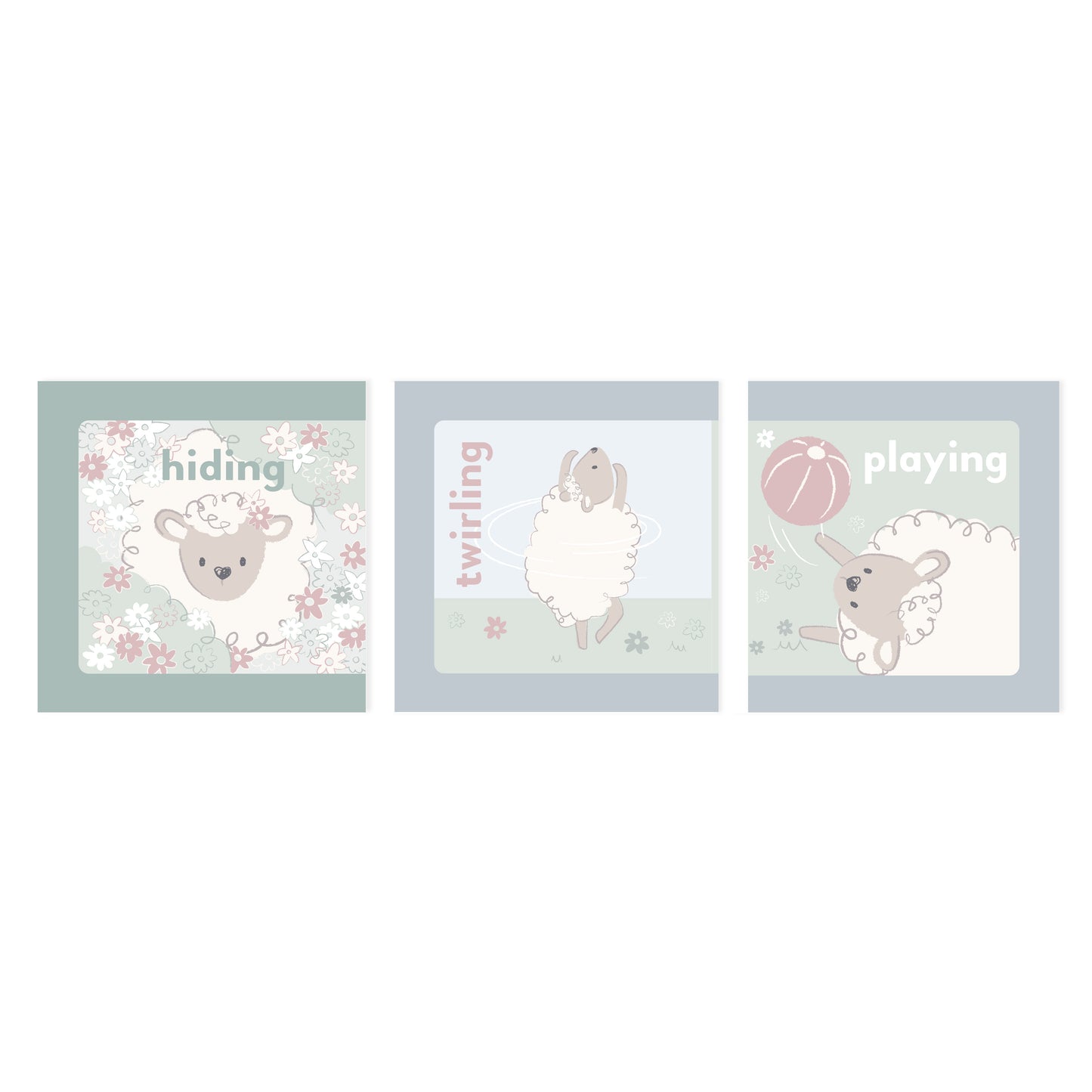 Baby Board Book - Little Lambs Day